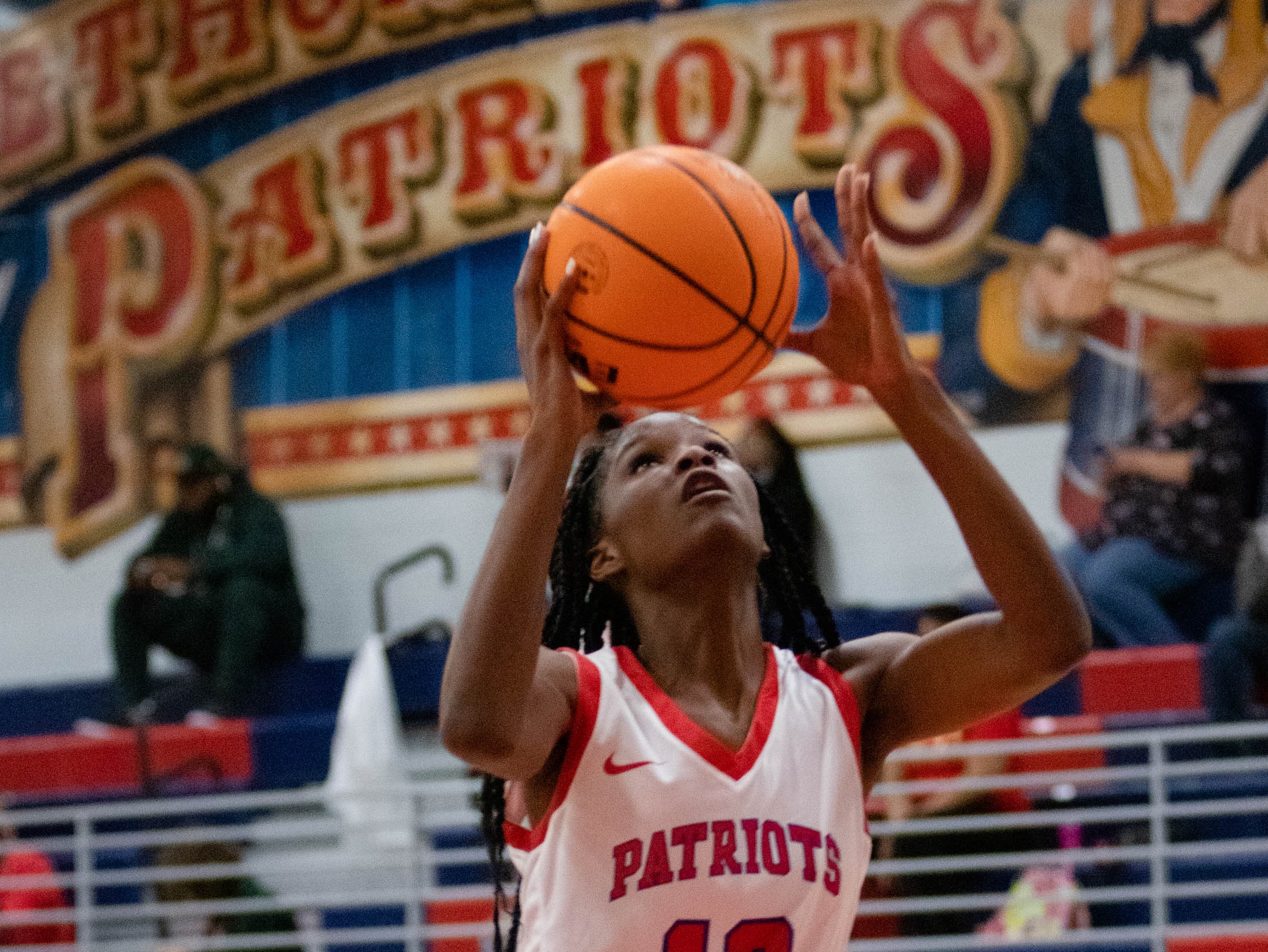Kenzie Henderson is just a freshman, but was averaging 18 points and 15 rebounds a game before Tuesday night’s game against Putnam County. (Photo/Sarah White)
