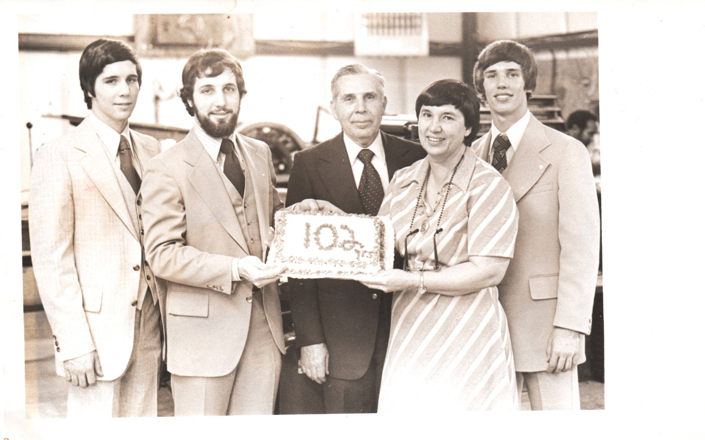 The Maxwell family dedicates the new Oglethorpe Echo building on the 102nd anniversary of the newspaper. (Submitted Photo)