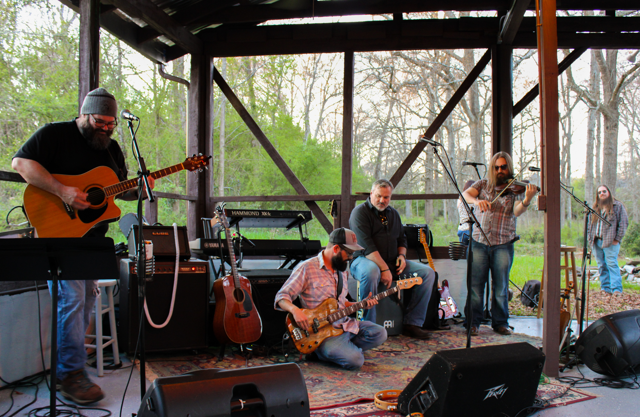 Diet Dangfly performs at Oglethorpe Fresh. Around 50 people attended the free concert. Shannon Moran/The Oglethorpe Echo