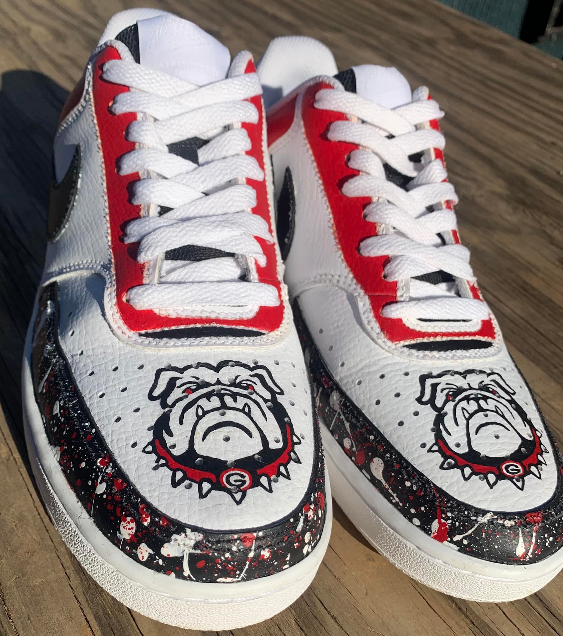 Brooke Anderson customizes shoes, wallets, bags, clothing and other items, if requested. Customers can send pictures of the designs they want or ask her for design ideas if they’re unsure what they want. (Submitted Photo)