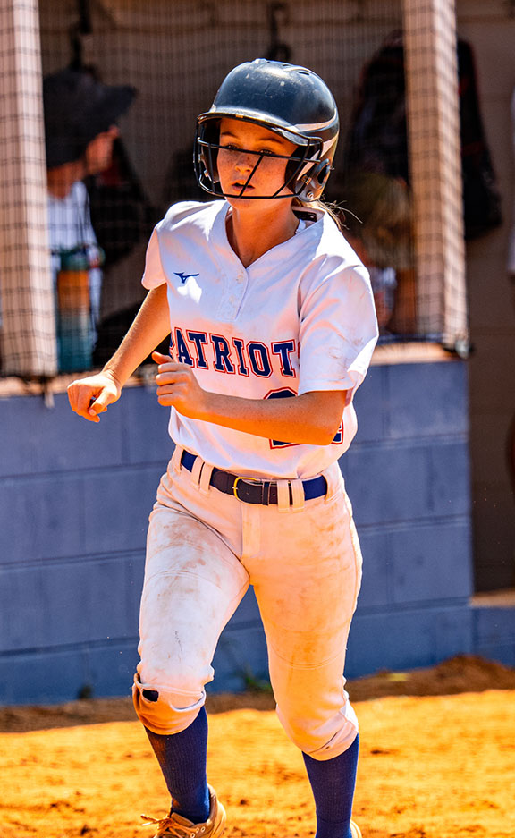 Senior Nichole Hill had two hits against ACS and two RBIs against Putnam County to lead OCHS to two wins on Saturday. (Photo/Jack Casey)