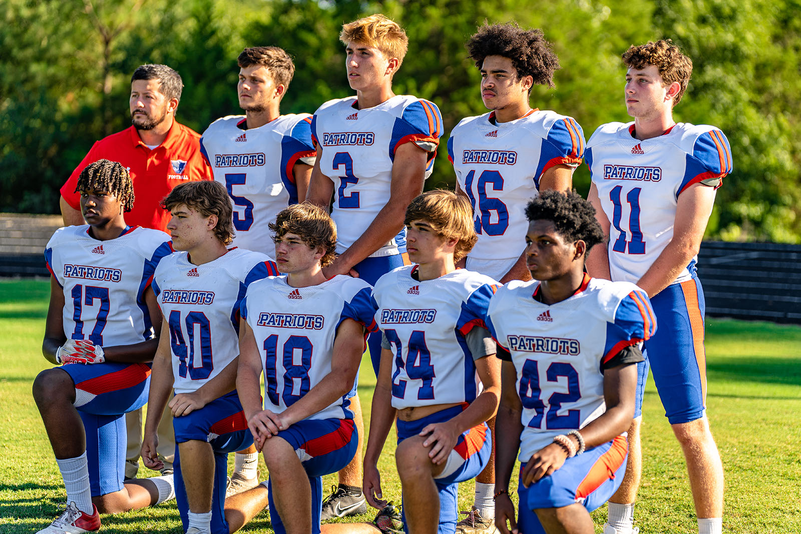 OCHS doesn’t have a lot of size at linebacker, but projected starters Quinten Nash, Cooper Mattox and Jake Turner have quickness and speed. (Photo/Jack Casey)