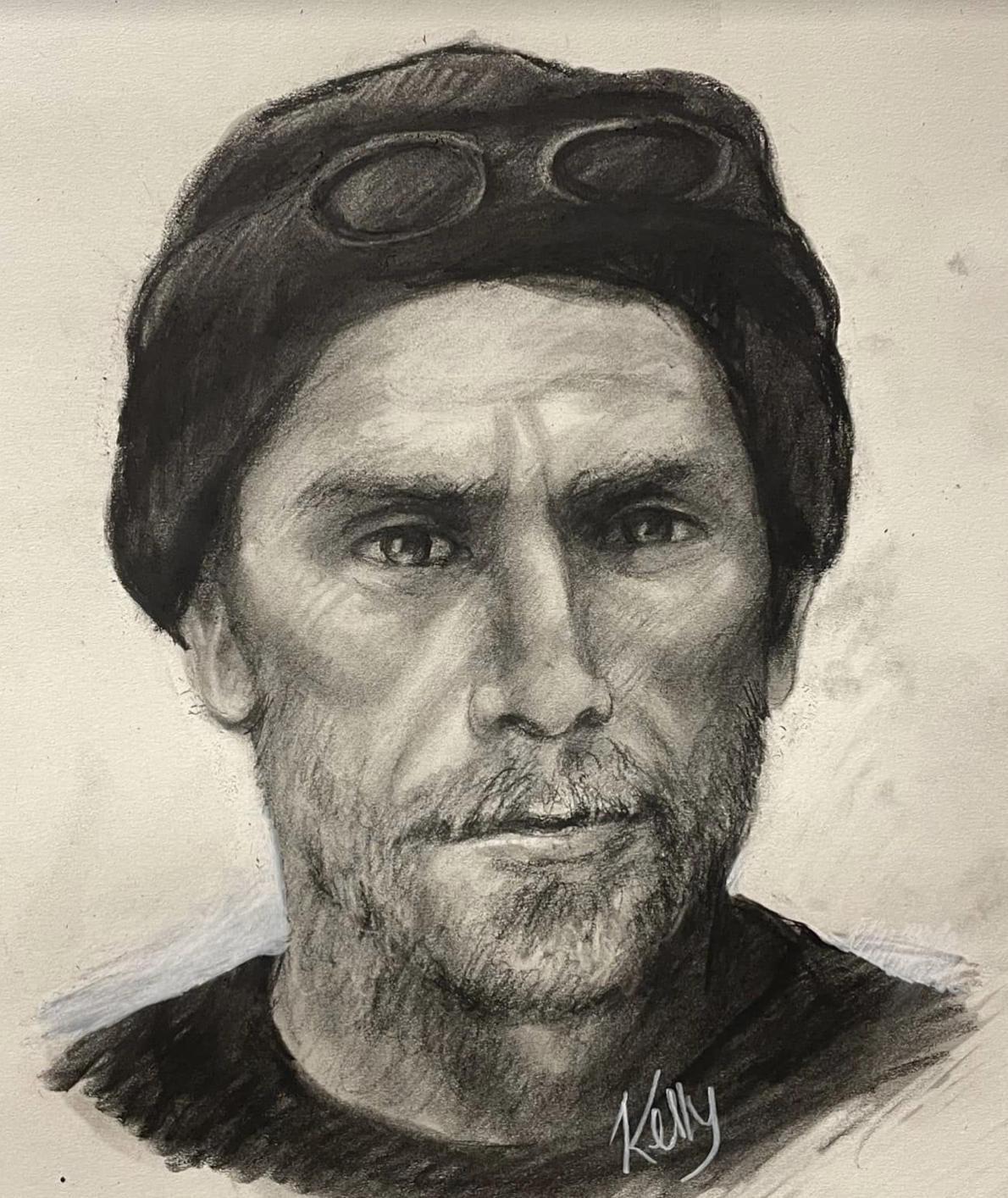 (Submitted Photo/Oglethorpe County Sheriff's Office) GBI artist Kelly Lawson met with the victim of a reported home invasion in Winterville to produce this sketch of the suspect.