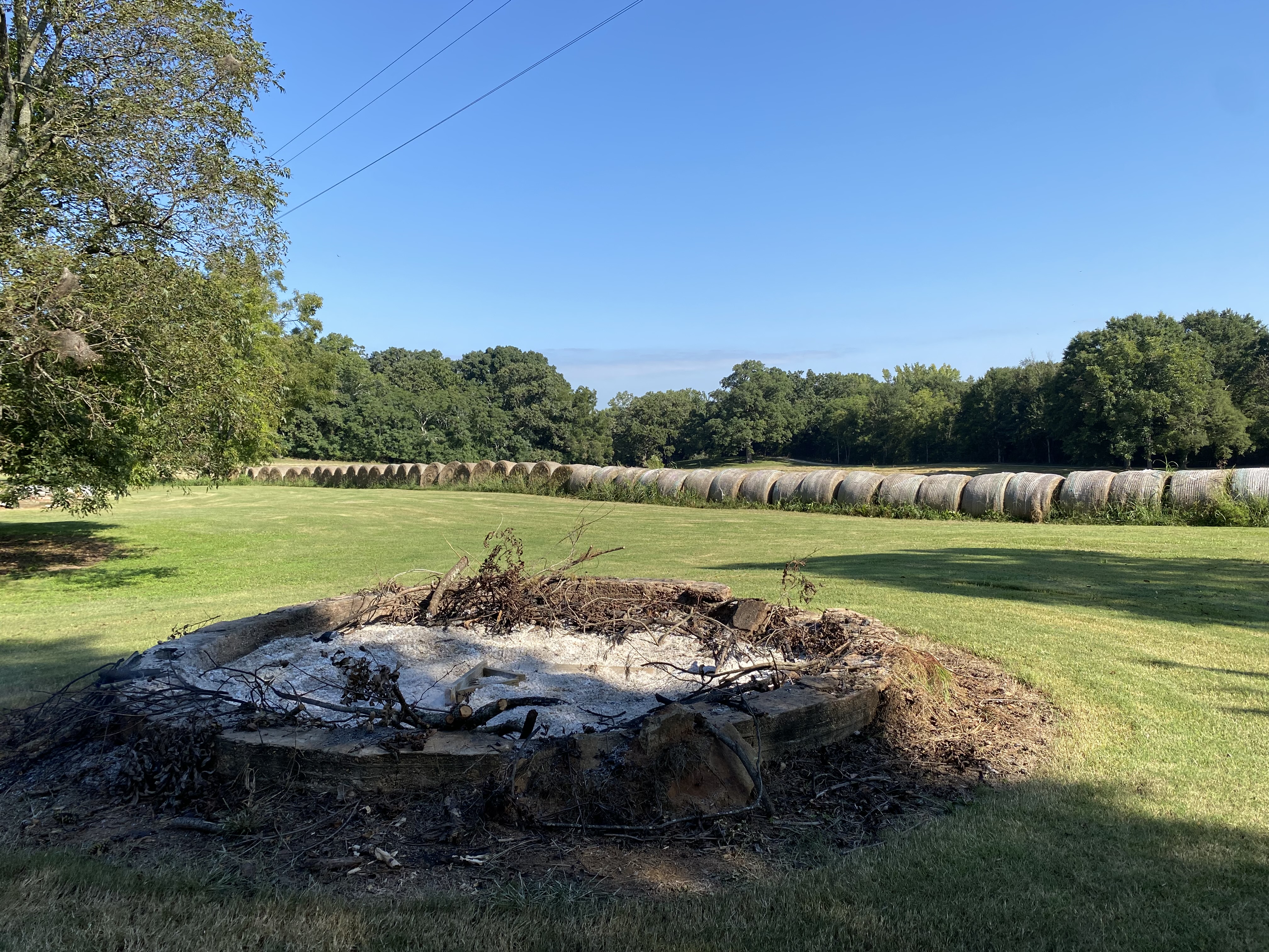 Festival goers can gather in this open  space, next to the bar at Cloverleaf Farm. (Photo/Caroline Embleau)