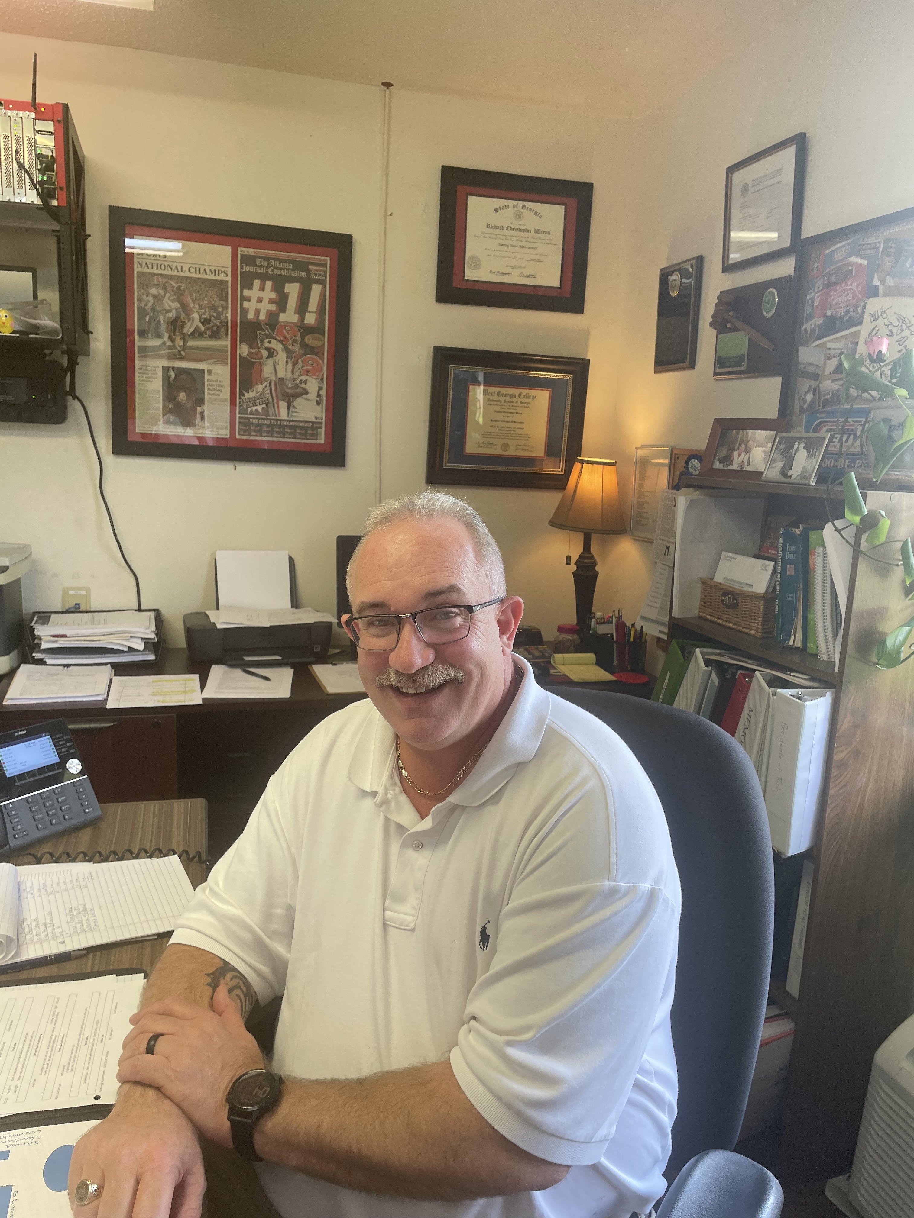 Chris Wrenn, the administrator of Quiet Oaks Health Care, and his staff have planned a week of festivities for National Skilled Nursing Care Week. (SUBMITTED PHOTO)