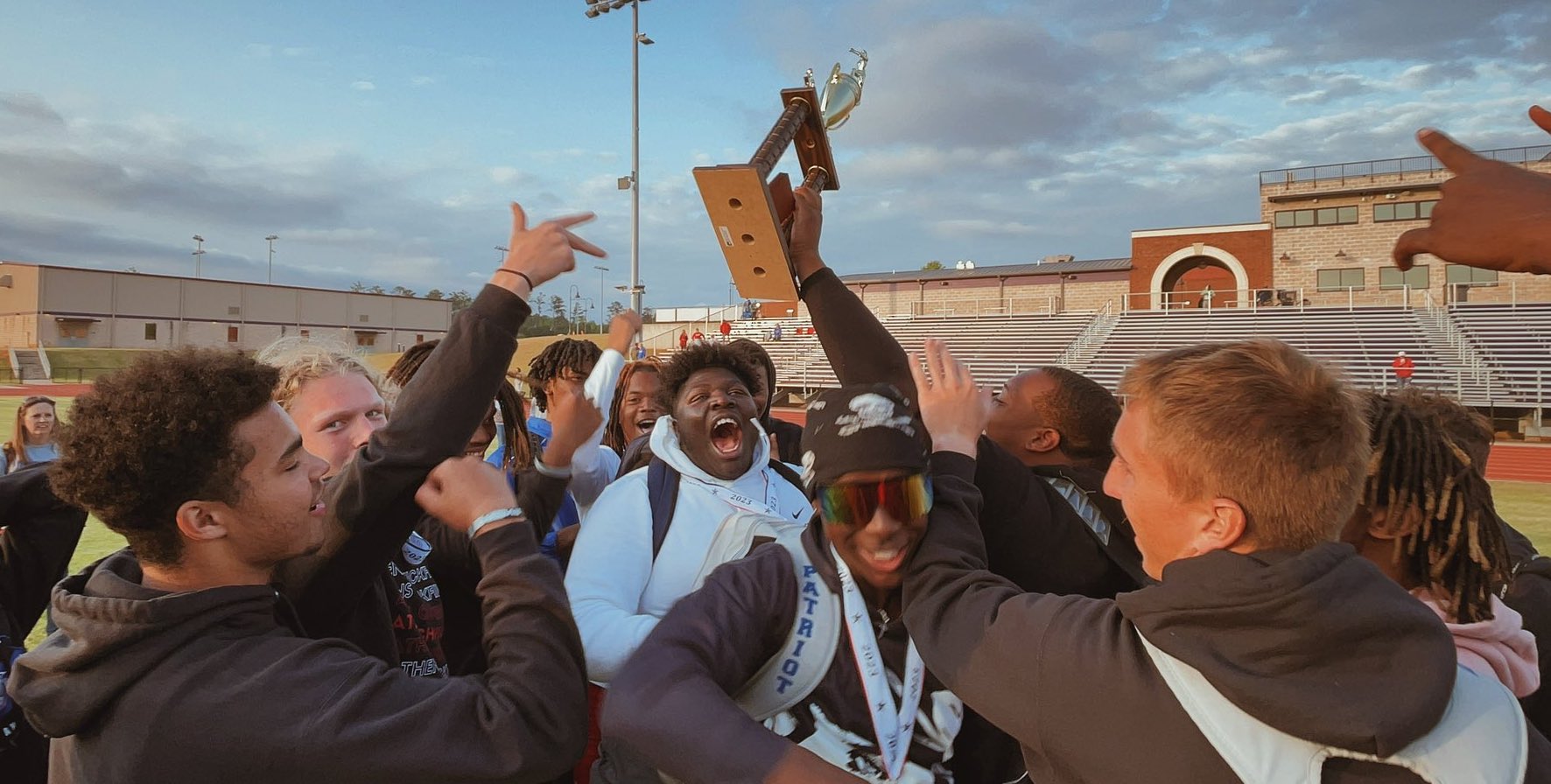 Members of the OCHS boys track team won their third consecutive region title last week. Several team members advanced to the sectionals this weekend at East Laurens. (SUBMITTED PHOTO)