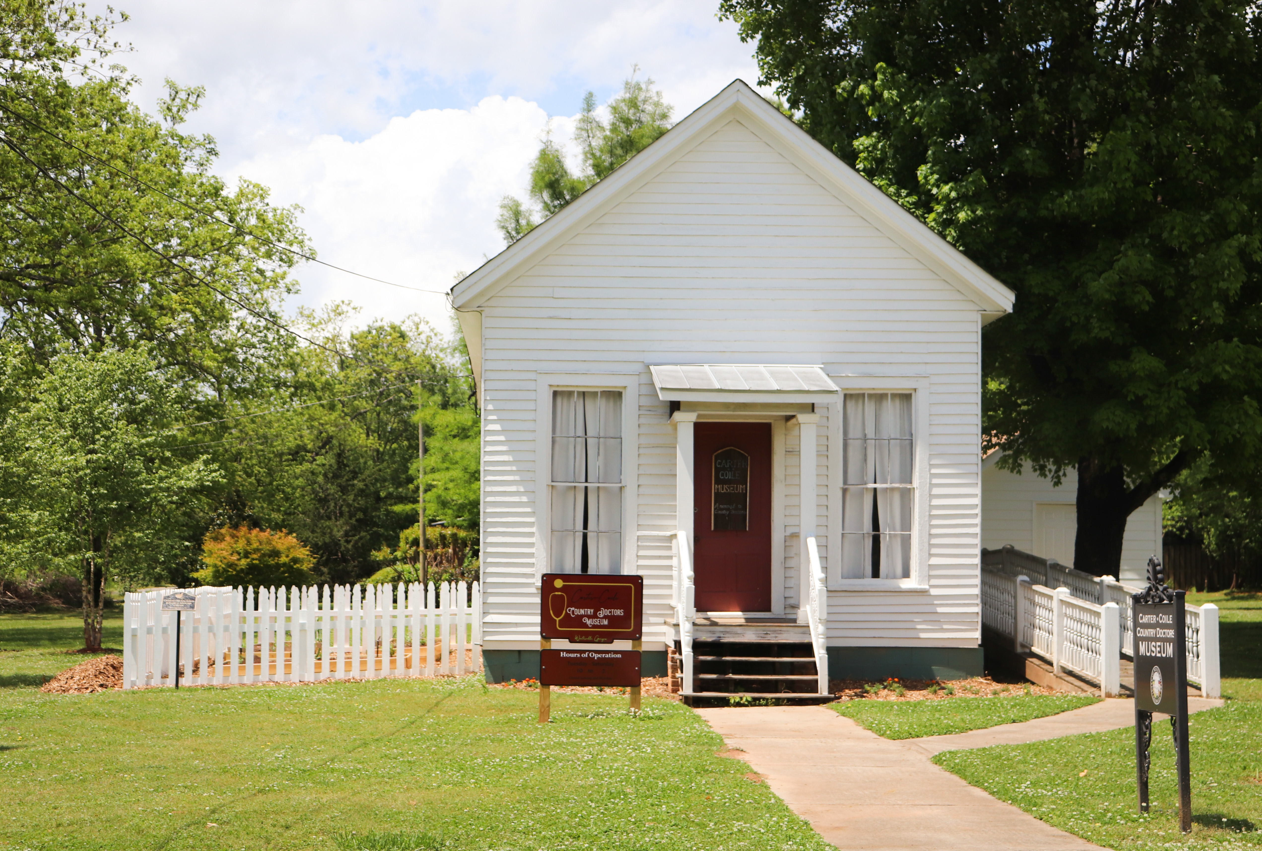 The Carter-Coile Country Doctors Museum in Winterville, which highlights the history of rural doctors, is named for Dr. Warren Carter and Dr. Frank Coile who served the Winterville community in the late 1800s and early 1900s.(MADDIE DANIEL/THE OGLETHORPE ECHO)