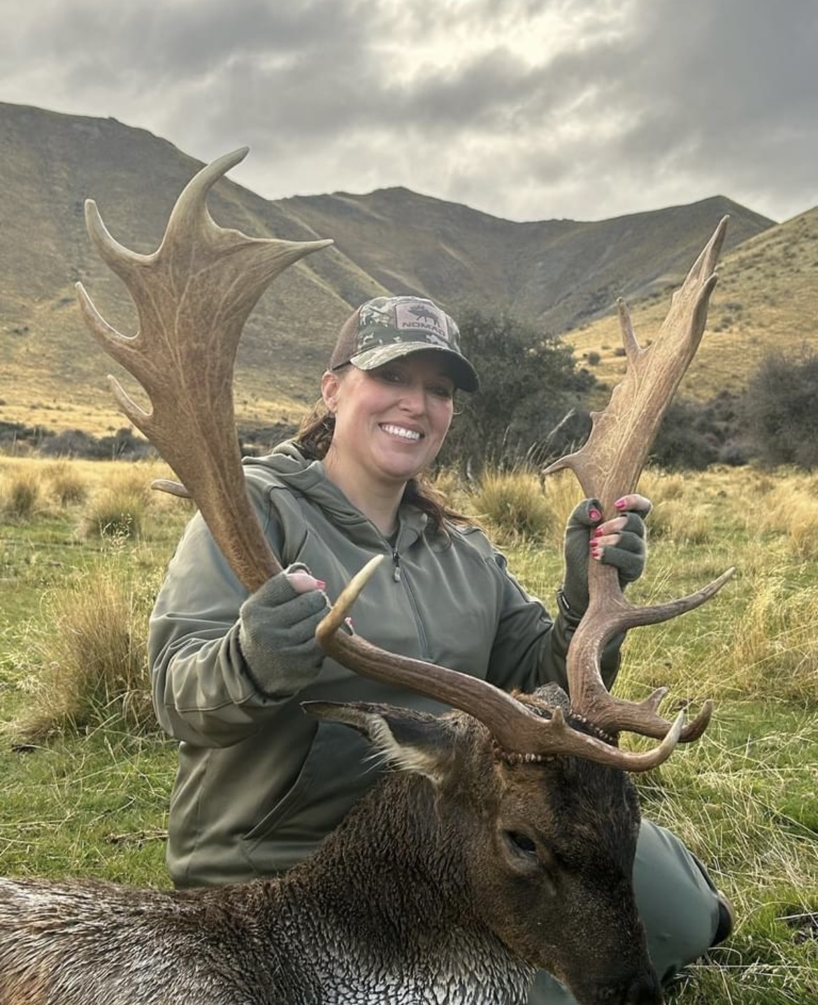Paige Hill Murphy recently harvested this fallow buck in New Zealand. Her job with Huk allows her to travel places like Mexico and New Zealand.  (SUBMITTED PHOTO)