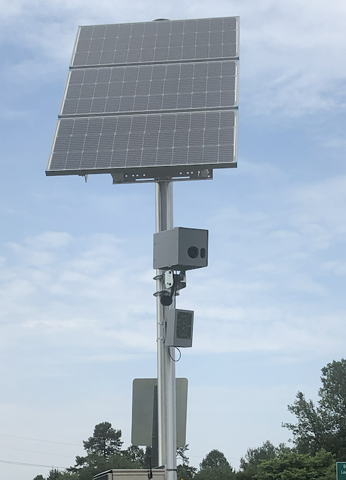Cameras and laser speed detectors were installed in Oglethorpe County’s school zones in the spring and are being used as schools start back this month. (ANDY JOHNSTON/THE OGLETHORPE ECHO)
