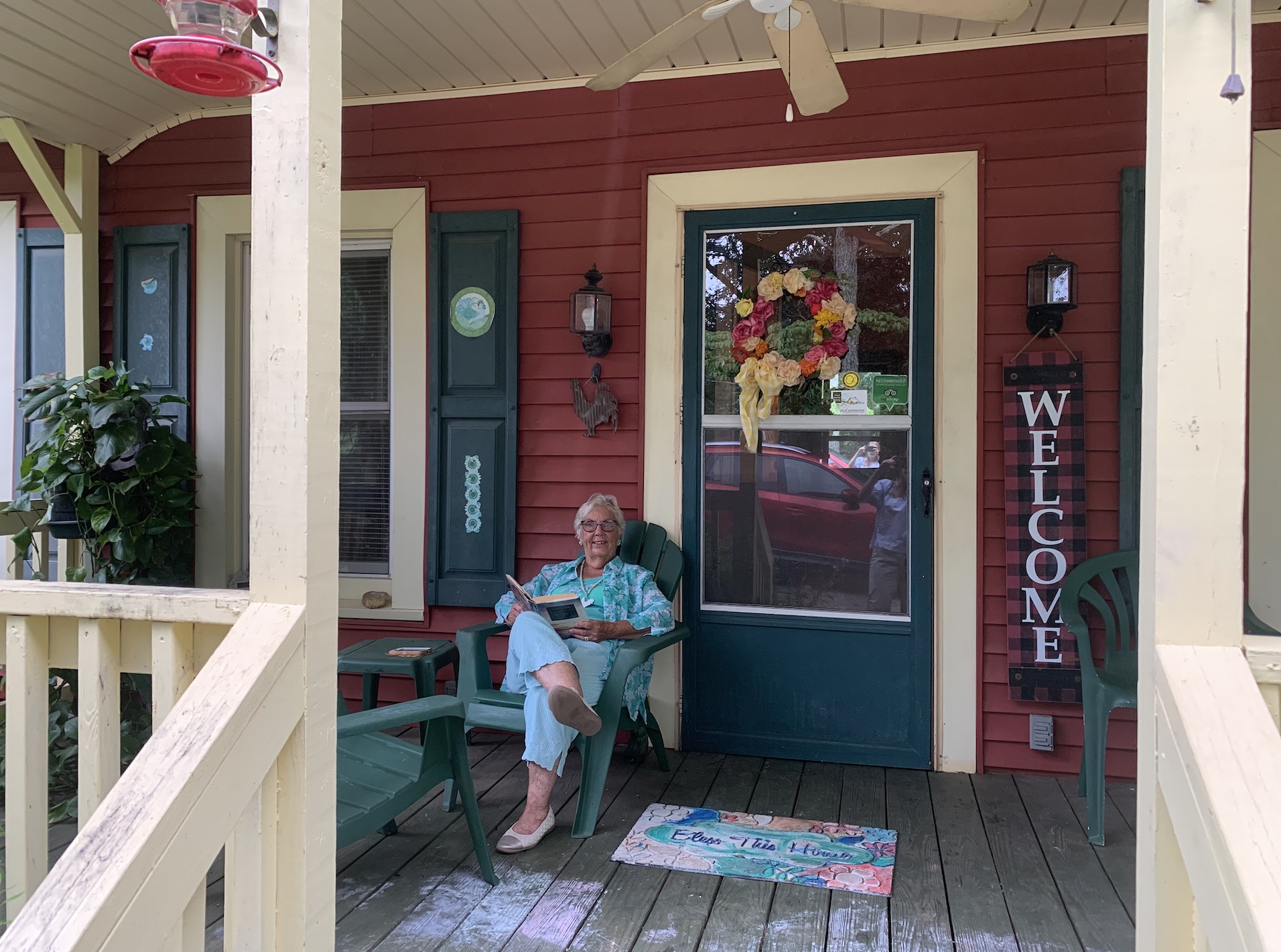 Sonja Armour, owner of the Chicken Coop Bed ’n Breakfast in Crawford, said most of her visitors come for University of Georgia football games. She opened the bed and breakfast in 2011. (Grace Mains/The Oglethorpe Echo)