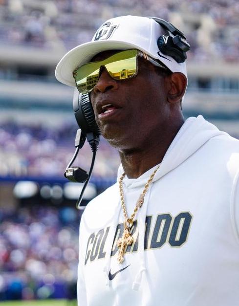 Deion Sanders, otherwise known as Coach Prime, has electrified the college football landscape this fall with his personality and transformation of the Colorado Buffaloes. The former two-sport star, who played for the Falcons and Braves, has led a program that had one win last year to four this season. (Derek Marckel/cubuffs.com)