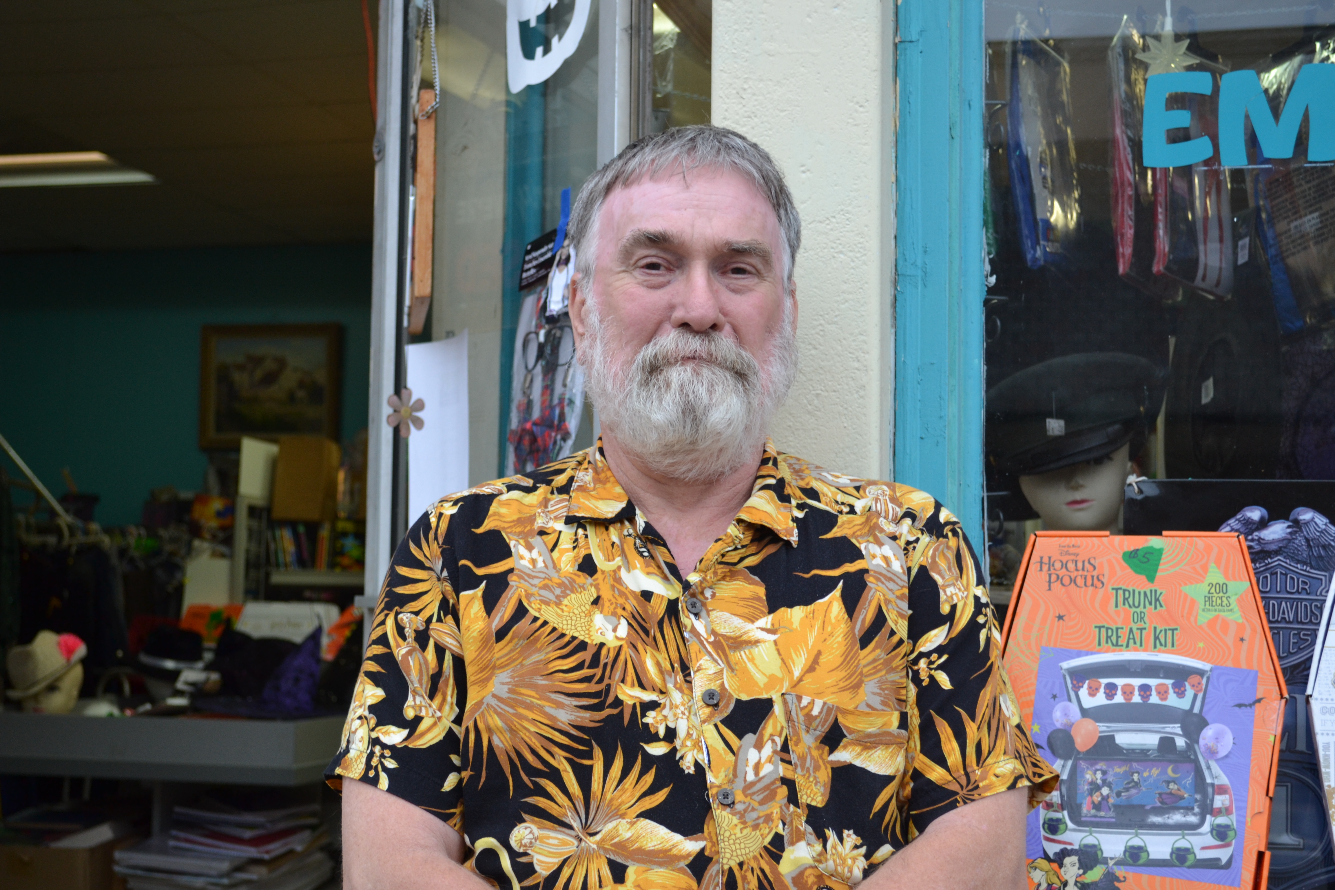 Bret Williamson, co-owner of A&B Emporium in downtown Crawford, is a veteran after serving for four years. He and his wife Alice have a passion for serving their community. Grace Mains/The Oglethorpe Echo