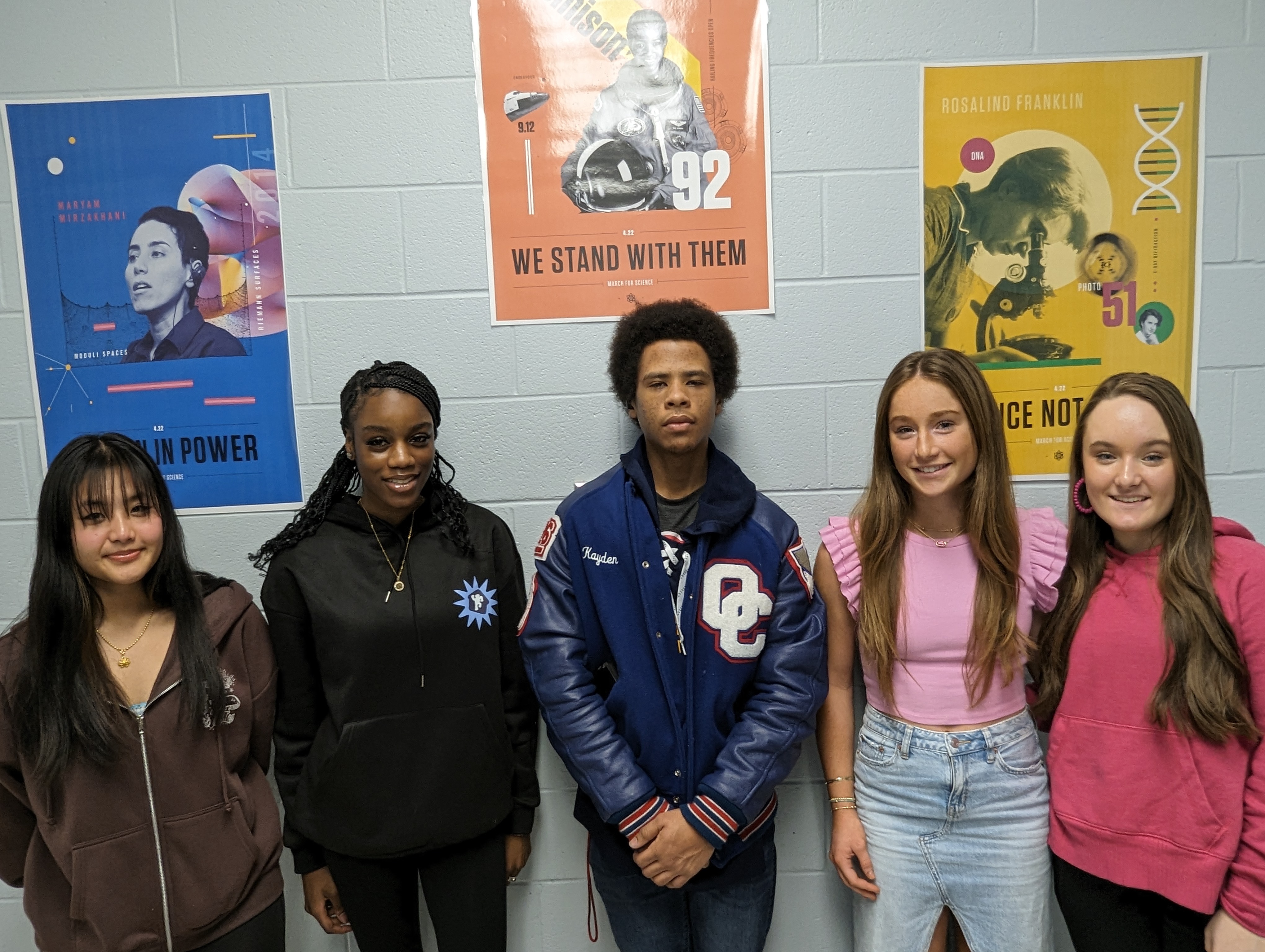 (Submitted Photo) The Governor's Honors Program nominees from Oglethorpe County High School include Su Moo (from left), Imani Lawrence, Kayden Watkins, Elin Turner and Callie Bridges. Kendall McCurdy isn’t pictured. 