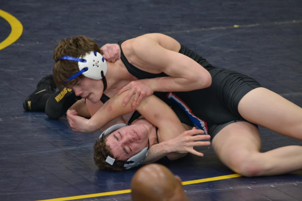 Tanner Mask won his weight class at the traditional sectionals and is one of seven male and two  female wrestlers heading to the state meet this week. (Submitted Photo)