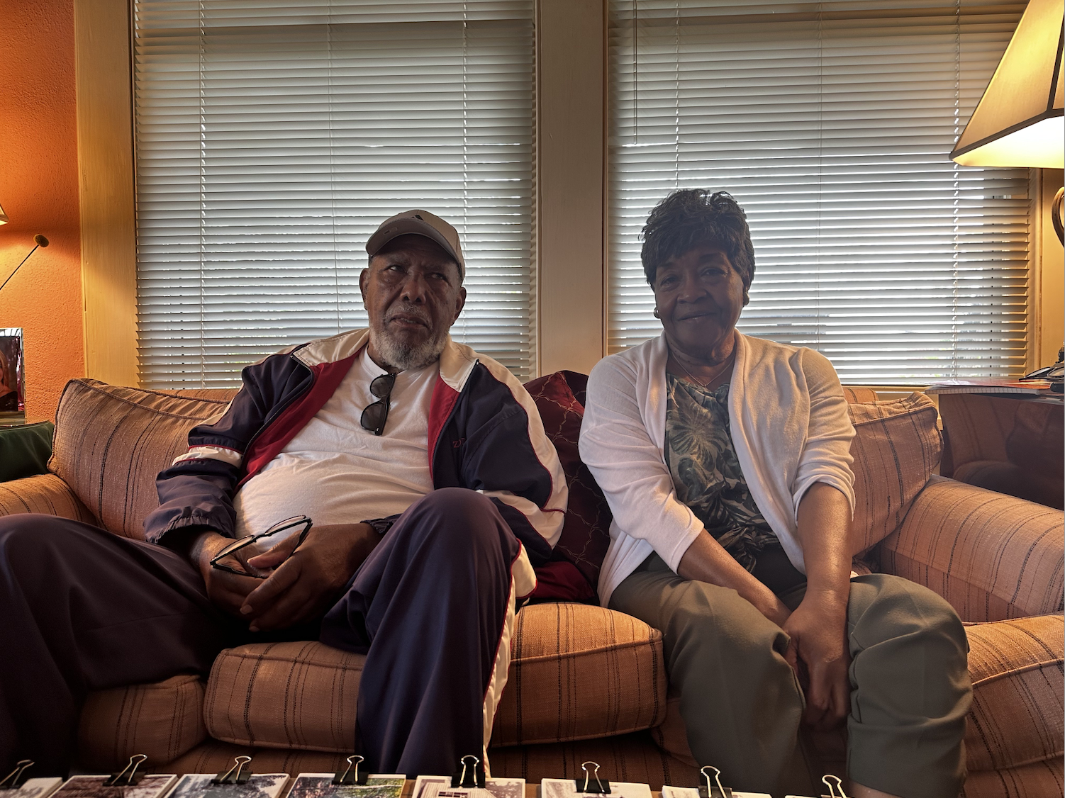 Alumni Willie Waller and Maggie Mobley were two of the first students to attend the Oglethorpe Consolidated school. (Photo/Michael Johnson)