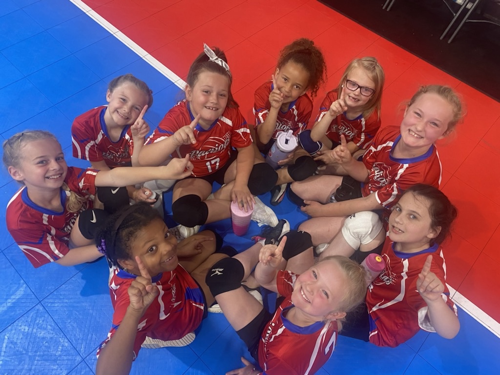 Coach Wheless 8u volleyball team. In the photo: Bella Sheridan, Eastyn Hargrove, Vivian Barnes, Madeline Phillips, Lorelei Phillips, Skye Spade, Carsyn Caldwell, Riley Stephens, Lakin Wheless (Submitted Photo)