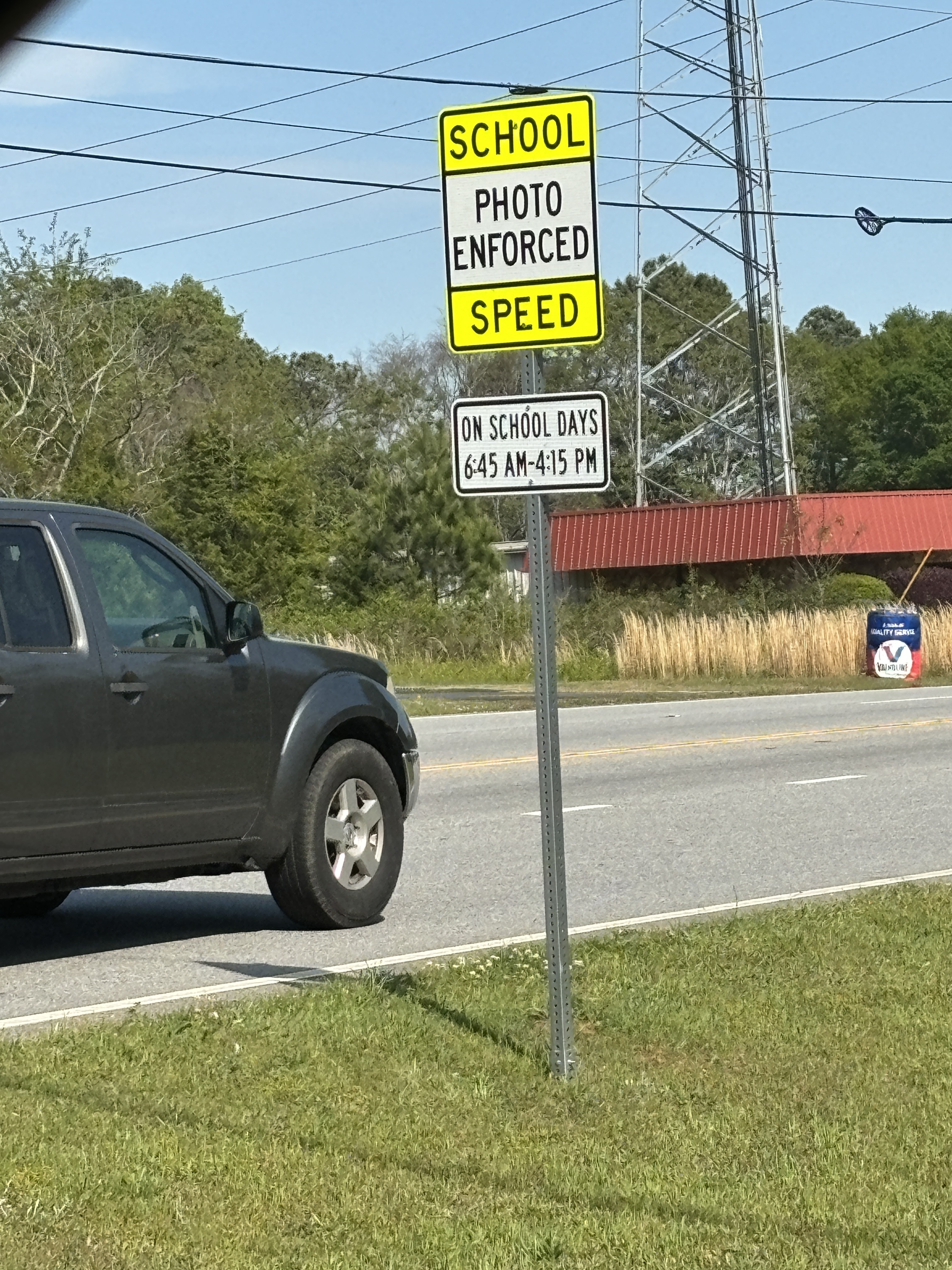 The Oglethorpe County Sheriff’s Office installed signs near the start of the school zones last month to specify the hours the cameras are in operation. The system had issued 8,313 tickets between Nov. 9 and April 15. (Andy Johnston/The Oglethorpe Echo)