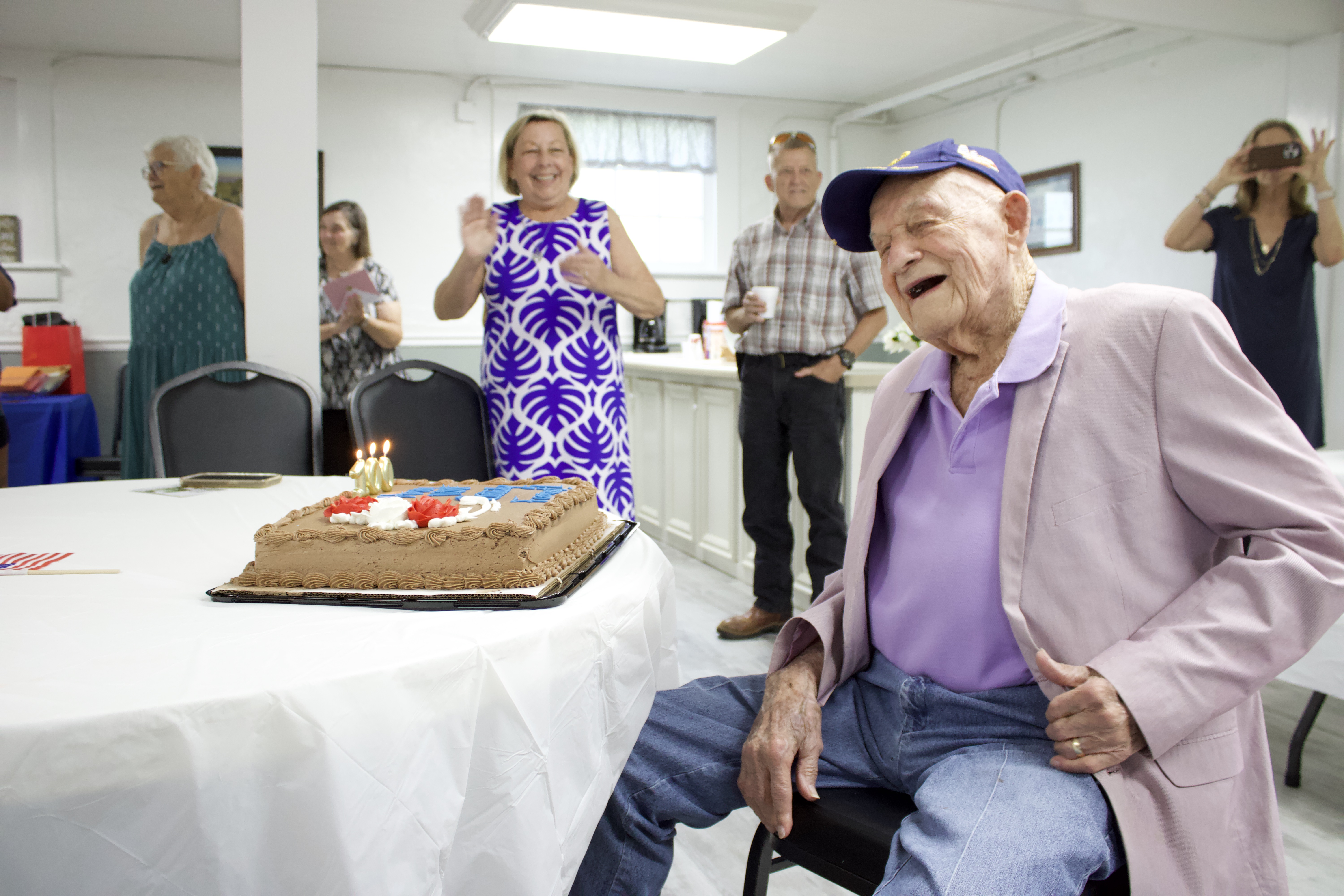 Longtime Oglethorpe County resident Forrest Neely celebrates his 100th birthday, which is on June 6, with a party at the Winterville United Methodist Church on June 8. Neely was the owner of Farmer’s Hardware in Athens for several years. (Wyatt Meyer/The Oglethorpe Echo)