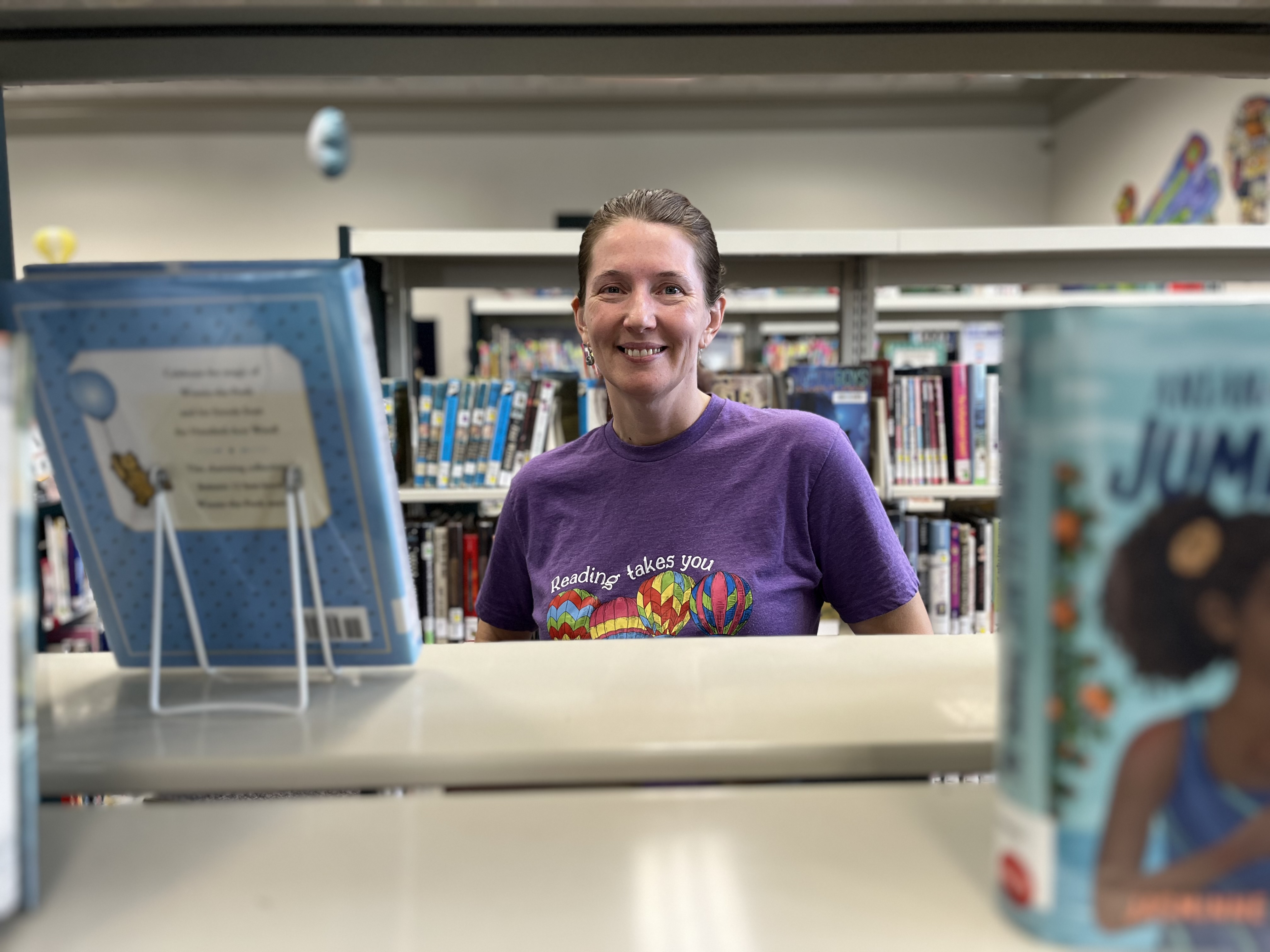 Oglethorpe County Library branch manager Katherine Ratcliffe has worked with her staff to sponsor programs and events for children and adults this summer. Ratcliffe has been the branch manager since June 2023. (Wyatt Meyer/The Oglethorpe Echo)