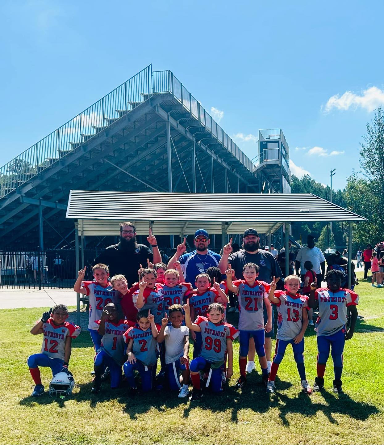 The Oglethorpe County Rec League 7u football team won its first game of the season, defeating Walnut Grove 14-0 on Sept. 21. (Submitted Photo)