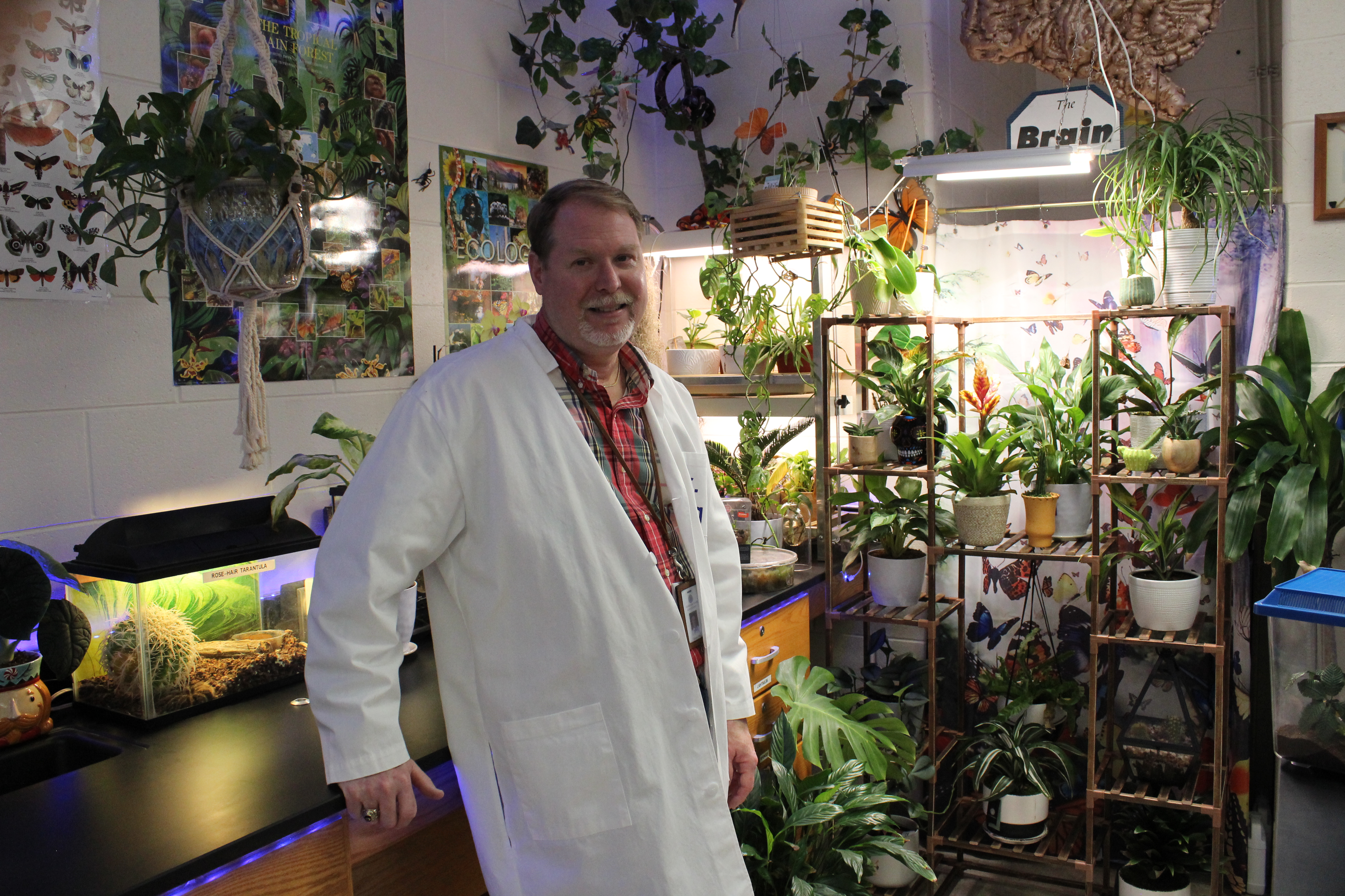 Steven King, Oglethorpe County Middle School gifted science teacher, said he hopes “Science in Action” will “give people ideas of how to structure things and to make it where science becomes more relevant.” (Bridget Goodman/The Oglethorpe Echo)
