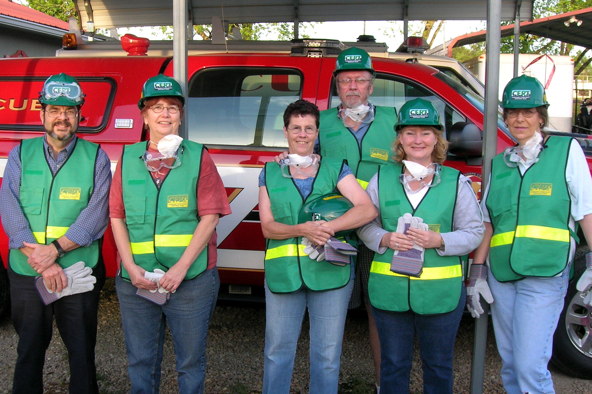 Sim Hogan (left) replaced Alice Williamson as Oglethorpe County CERT chair this year. He hopes to continue Williamson’s efforts in building the emergency response team. (Submitted Photo)