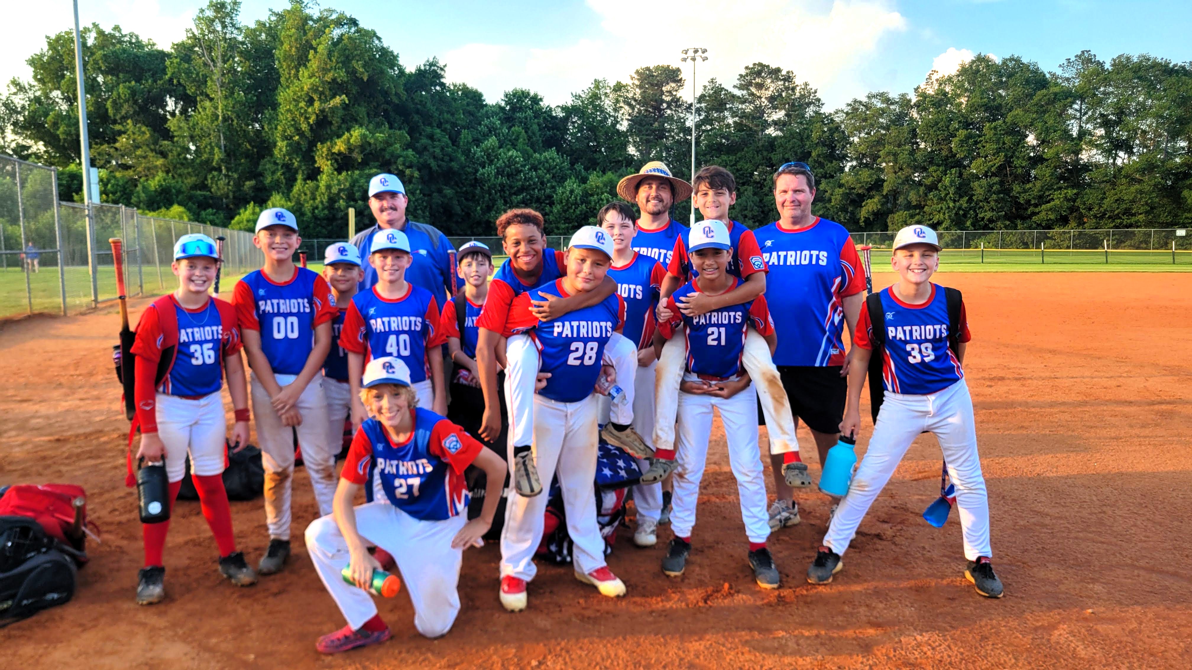 The Oglethorpe County Major League all-star team included (back row, from left) assistant coach Peyton Carlisle, assistant coach Brody Bearden and head coach Chuck Gabriel; (middle row, from left) Griffin Foster, Leeland Bearden, Julian Trejo, Trey Gabriel, Jonathan Thurmond, Joseph Bailey, Branson Campbell, Graysen Tambling, Liam Hansford; and (front, from left) Sam Hastie Helms, JR McAphee and Brian Buck. (Submitted Photo)