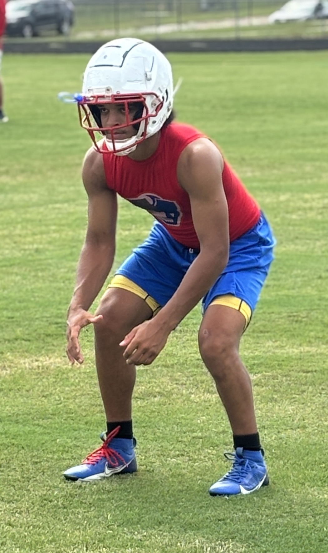 Malik Forshee is slated to start at cornerback this fall after transferring from Madison County, opposite Clint Graham. Coach Michael Holland said Graham had a great offseason. (Photo/Andy Johnston)
