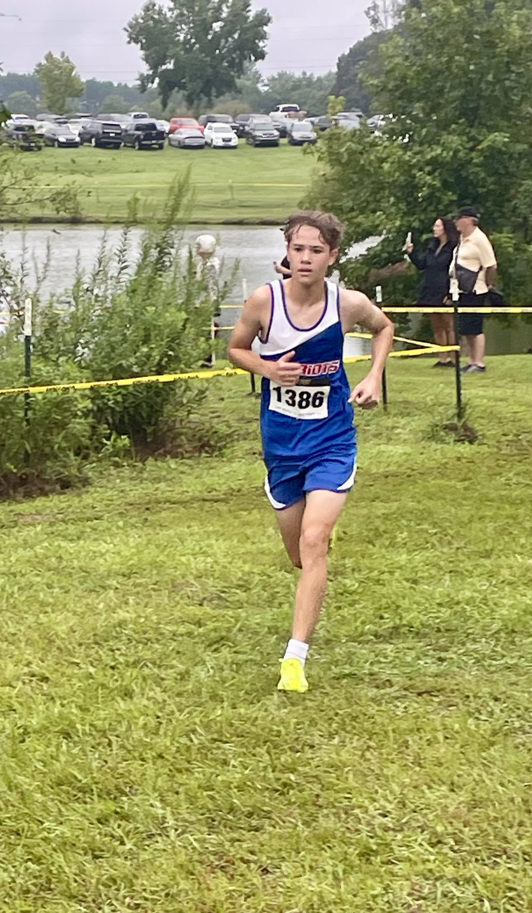 (Submitted Photo) Oglethorpe County’s John Adams finished with a time of 18:19 at a meet at Tallulah Falls on Aug. 20. He was the Patriots’ top finisher. 