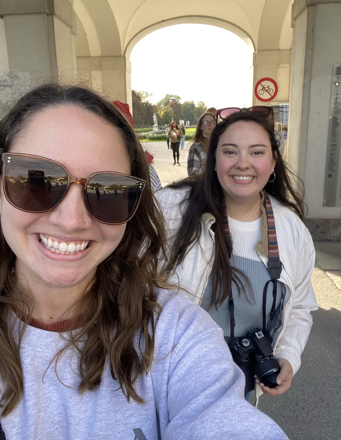 Oglethorpe county agriculture teacher Jordan Paul (Right) hangs out with fellow teacher Hannah Doolittle on an Educational First trip in Germany. (Submitted Photo / Jordan Paul).
