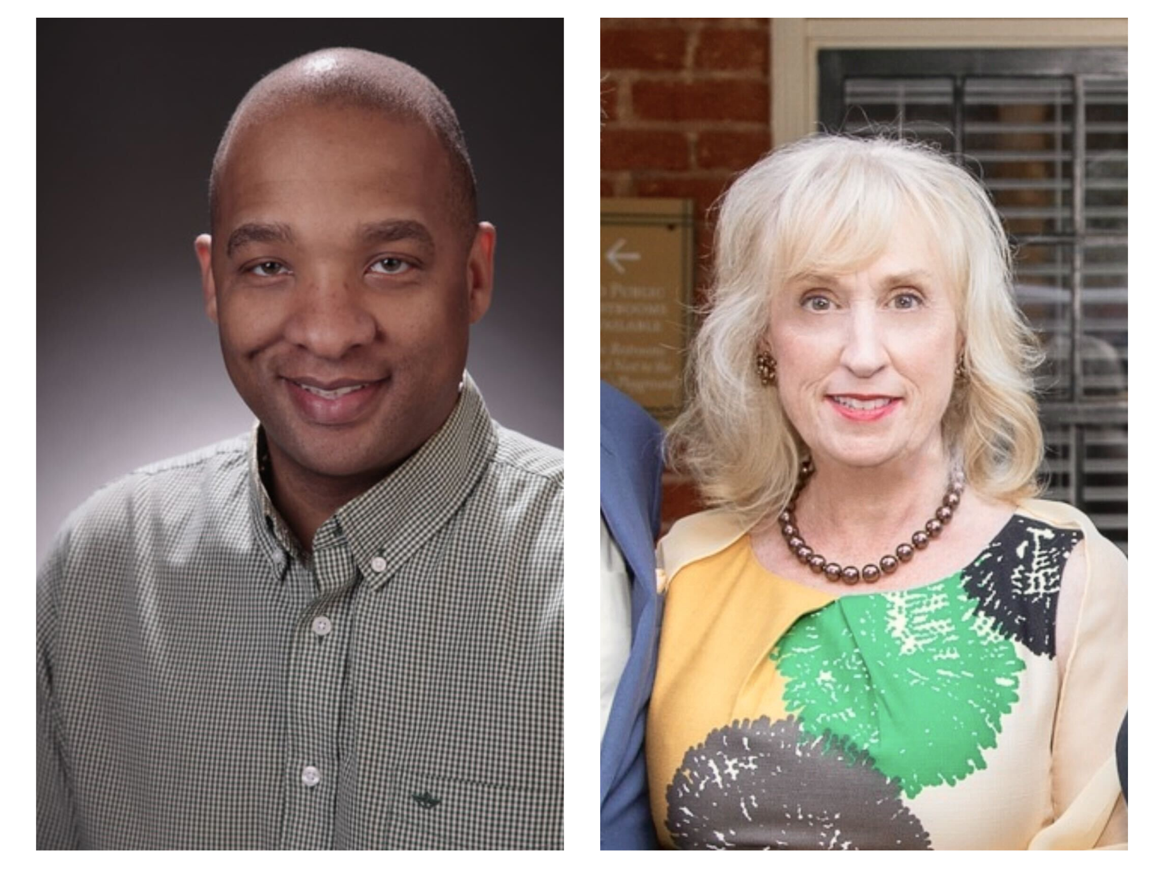 Cory Crayton (left) and Evelyn Reece (right), the candidates in Lexington’s nonpartisan mayoral race, spoke to The Oglethorpe Echo about their views on key issues. (Submitted Photo)