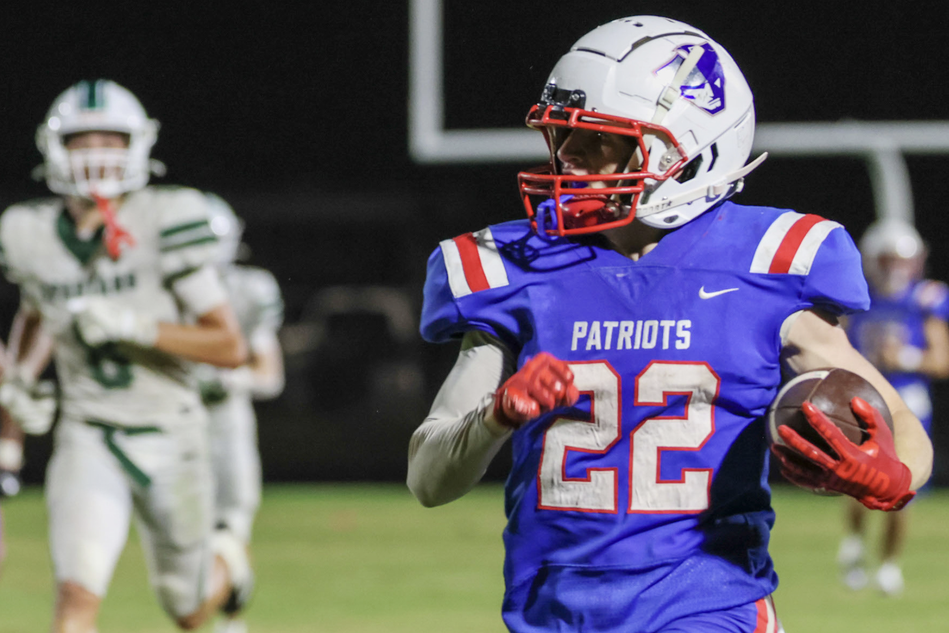 Clint Graham is one of six Oglethorpe County football players selected to the Region 8-A Division I first team. He led the Patriots with 89 tackles this season. (Amelia Durden/The Oglethorpe Echo)