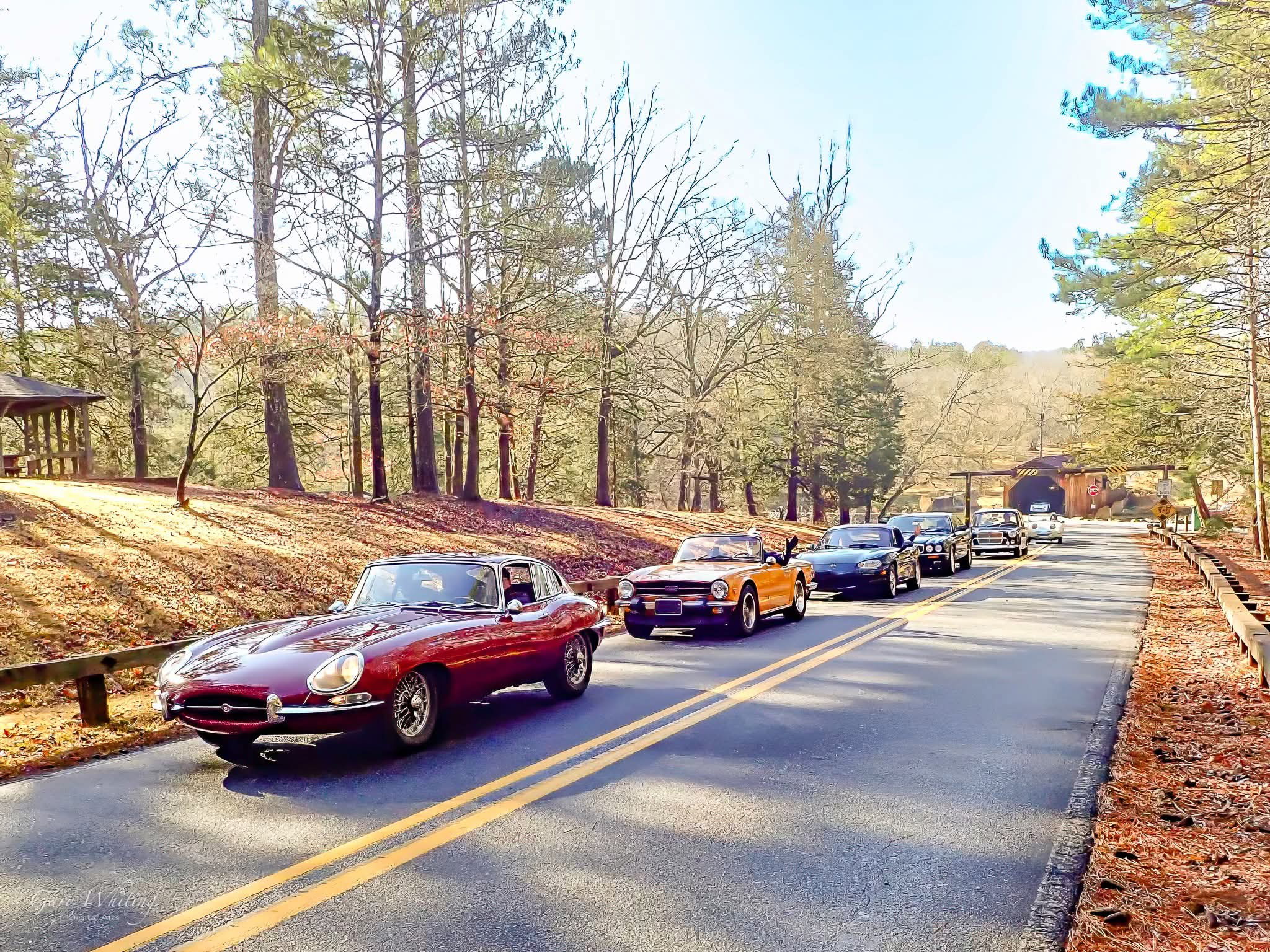 Drivers who belong to the Bulldog British Classics Car Club and their cars travel throughout Oglethorpe County and the surrounding counties. The club includes about 200 members. (Photo/GARY WHITING)