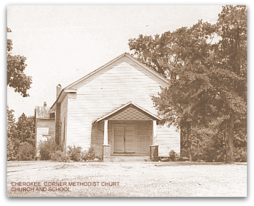 Cherokee Corner Methodist Church is shown in a photo dated from around 1955. The Athens Religious Society of Friends (Quakers) meet at the church. (Submitted photo)