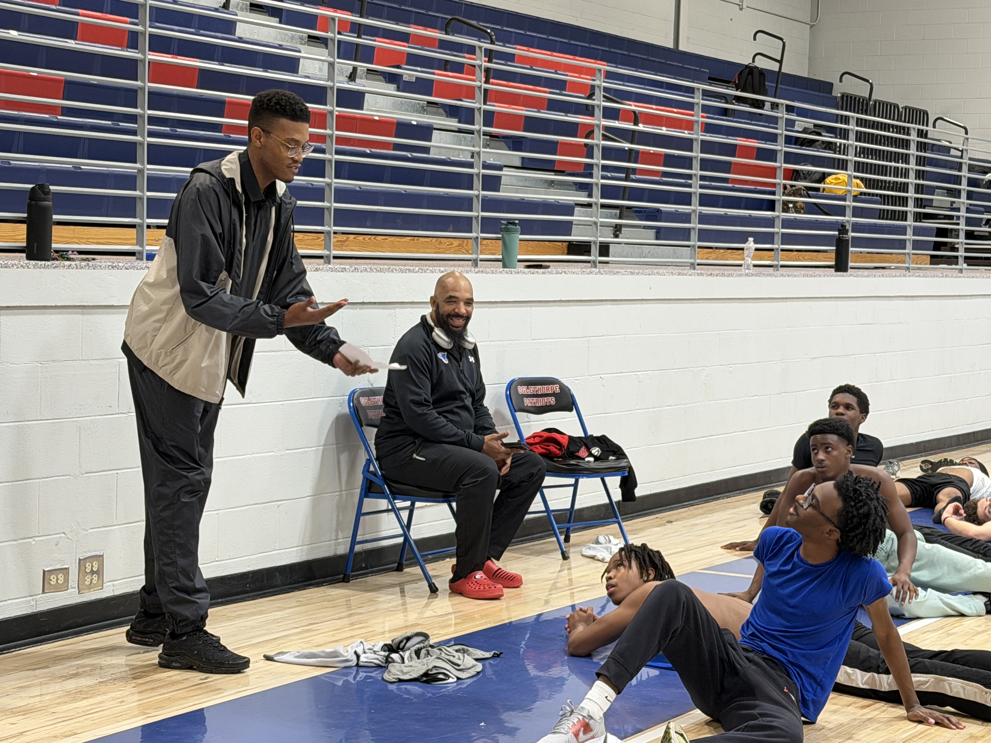 Maurice Freeman enters his fourth season as head coach for Oglethorpe County High School's boys track and field team. Freeman, an Oglethorpe County native, ran at the University of Georgia in college. (Photo/Nicholas Eriksen)
