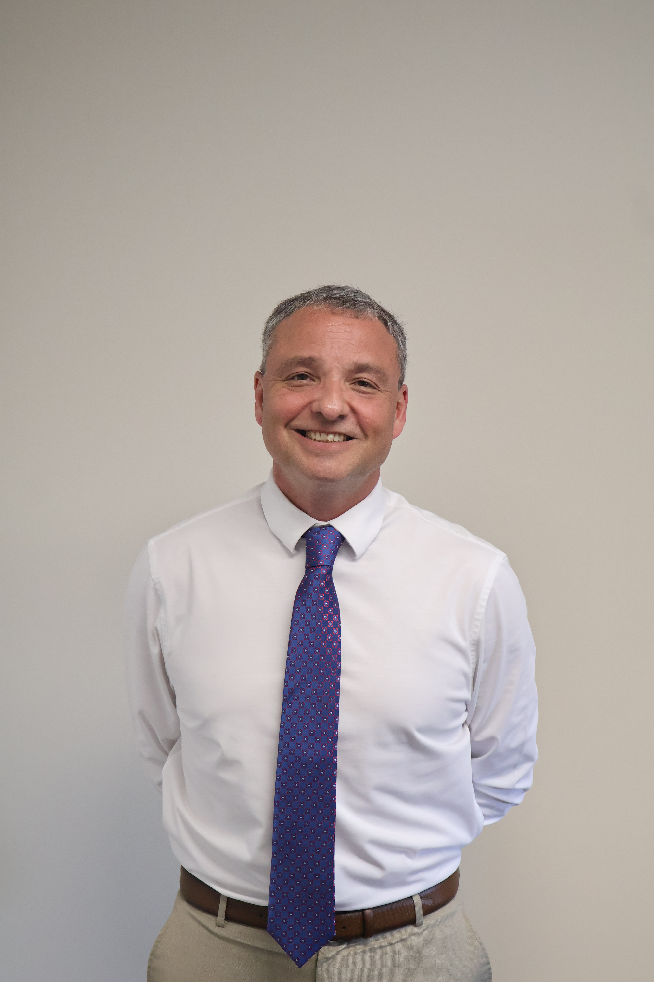Phillip Powell poses for a photo at the Oglethorpe County School System on Monday, April 13, 2026. Powell was named the new superintendent following Beverley Levine's retirement. (Jasmine Milbourne/The Oglethorpe Echo)