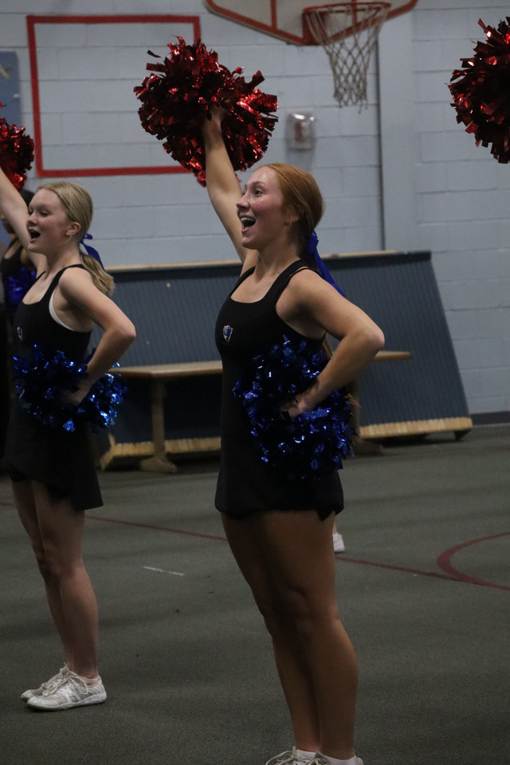 Sara Myers, who captained last year’s OCHS cheerleading team, returns for her senior year. The Patriots finished 13th in Class A last year. (Ellie English/The Oglethorpe Echo)