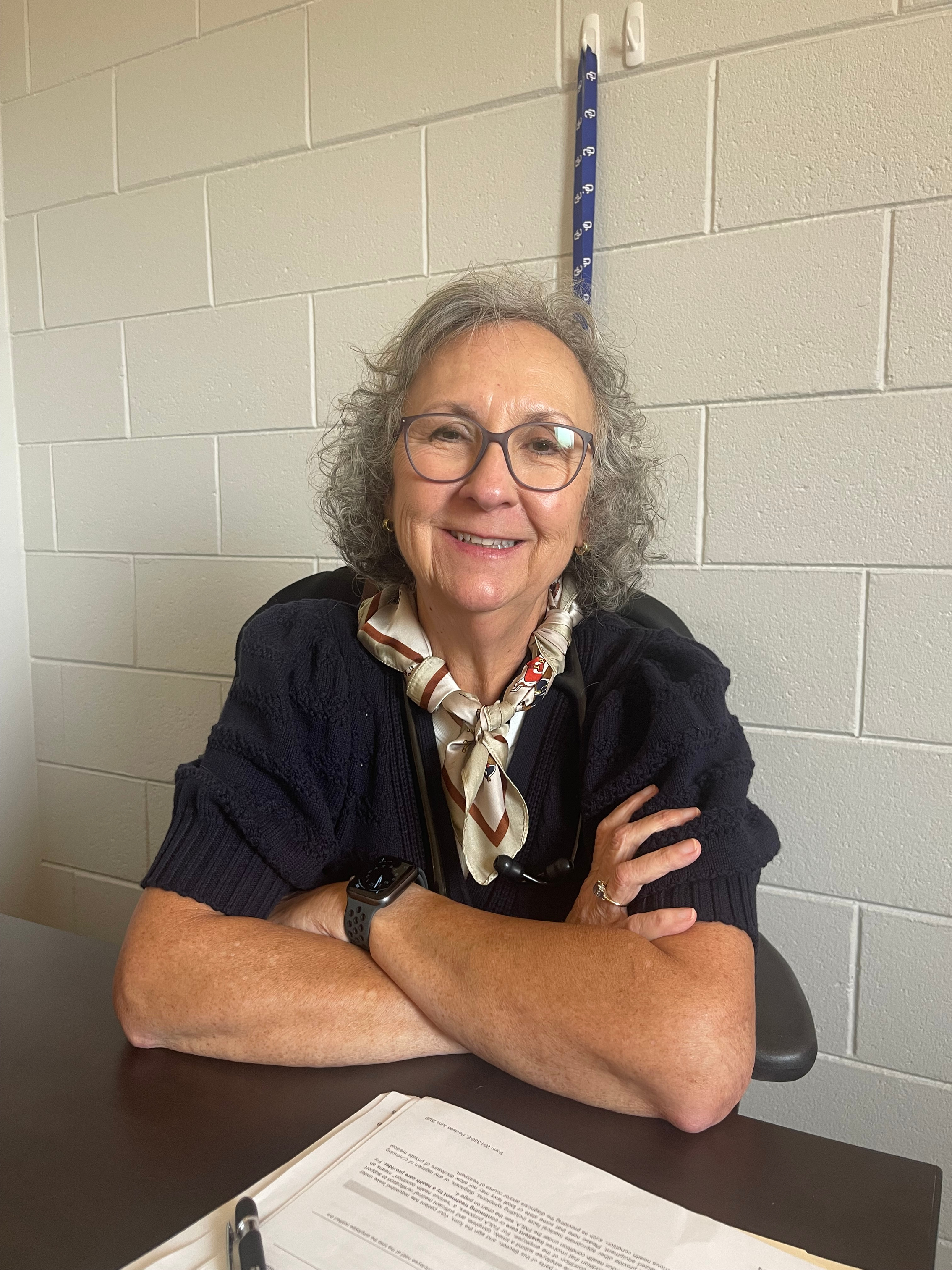 Susanne Price has been the certified family nurse practitioner at the Patriot Health Hub since July 13. She works there on Mondays, Tuesdays and Thursdays. (Lexie Shadix/The Oglethorpe Echo)
