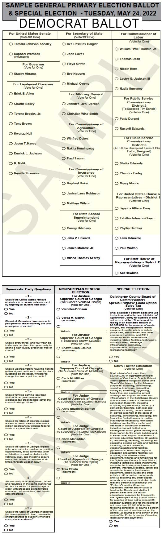 Democratic Ballot (fixed)