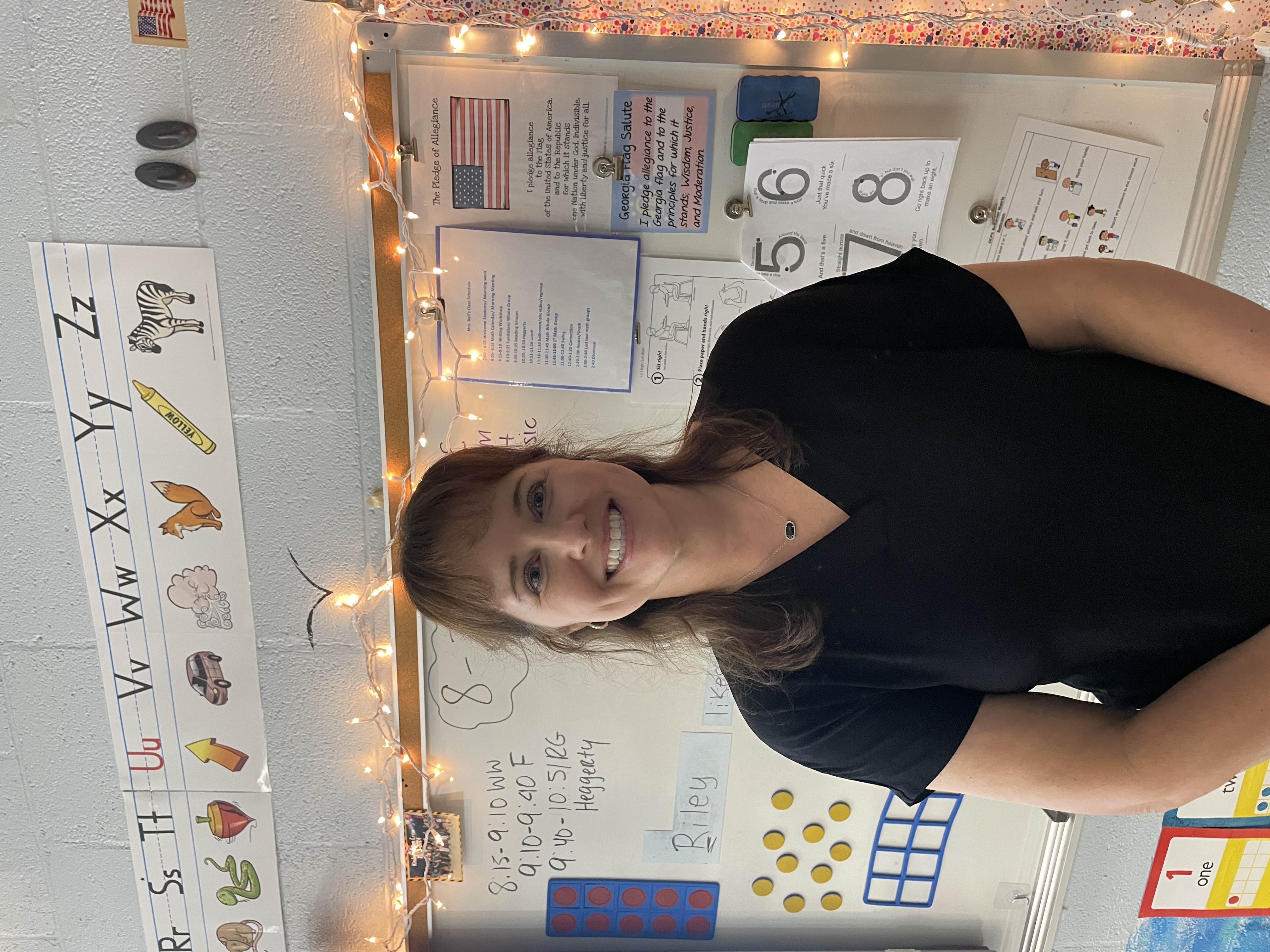CALEB BALDWIN/THE OGLETHORPE ECHO Michele Bell, a kindergarten teacher at OCPS, has been in the Athens area since graduating from UGA and immediately fell in love with Oglethorpe County. She said the sense of community and kindness from residents are like no other.