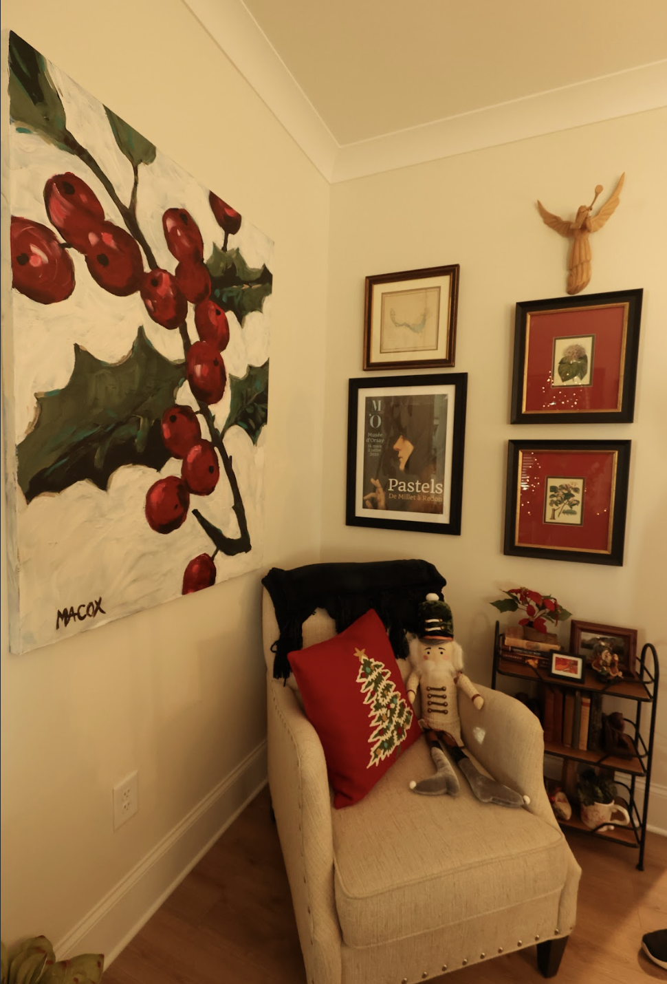 Holly painting by Mary Ann Cox