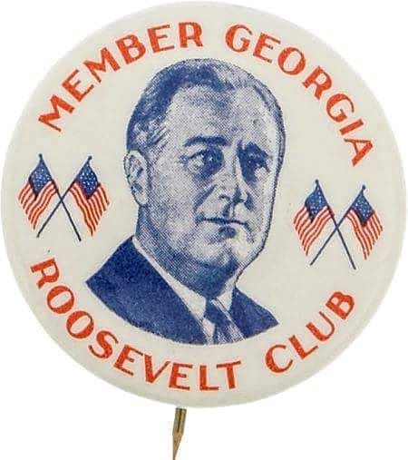 Rare Roosevelt Club button. A piece of Gingerich's massive collection. (Submitted Photo)