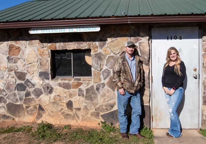 Phil Wilson, owner of Drop Tine Game Processing, said that he's been running two crews around the clock to keep up with a busy hunting season this year. (Photo/Sarah White)