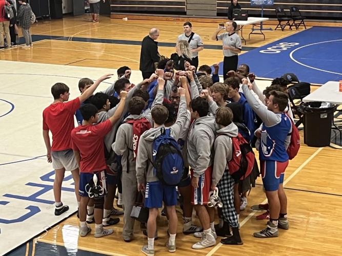 Oglethorpe County's wrestling team won the Warrior Round Robin on Saturday. (Photo/Sarah White)