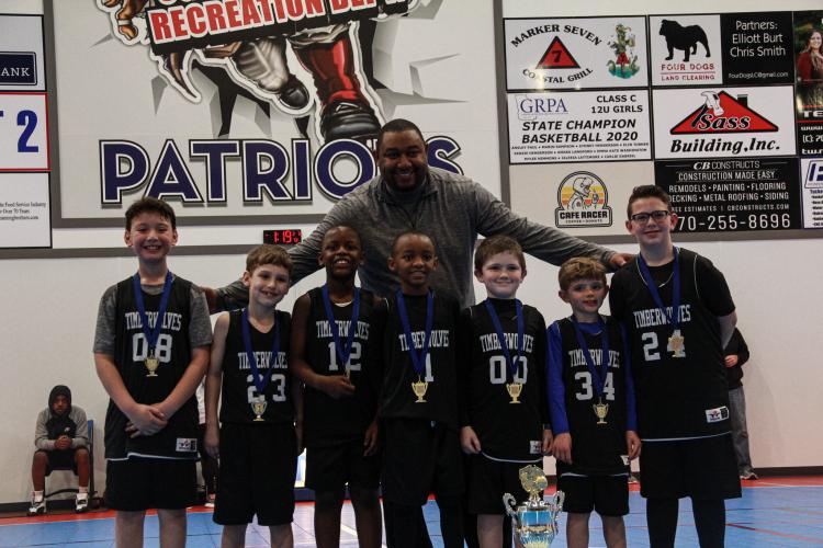 The winning 8U Championship team for the Oglethorpe County Rec Department. (Armani Kardar/The Oglethorpe Echo)