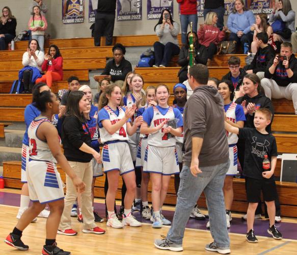 The Oglethorpe County Middle School girls team defeated Prince Avenue Christian School to capture the Athens Area Middle School league championship. (Ralph Maxwell/Submitted Photo)