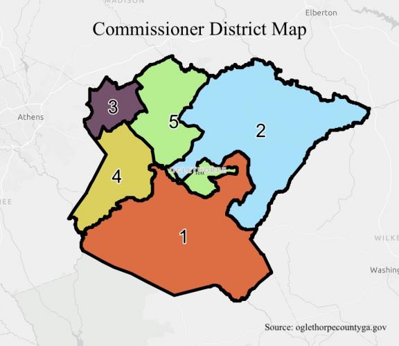Commissioner District Map
