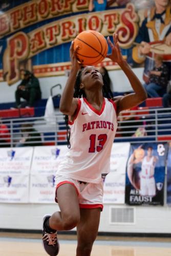Freshman Kenzie Henderson averaged 17 points and 14 rebounds to lead the Lady Patriots to the first round of the Class AA tournament. (File/ The Oglethorpe Echo)