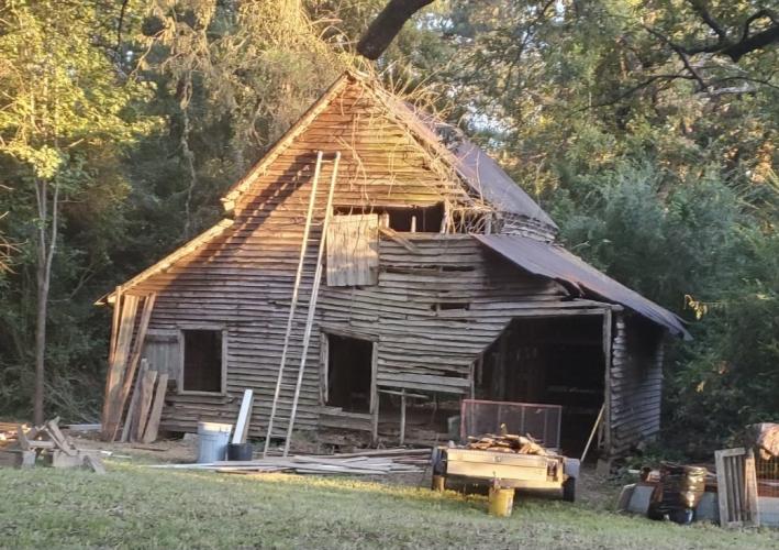 When Jacob Kort first saw the barn, “it was really close to falling in,” he said. (Submitted Photo)