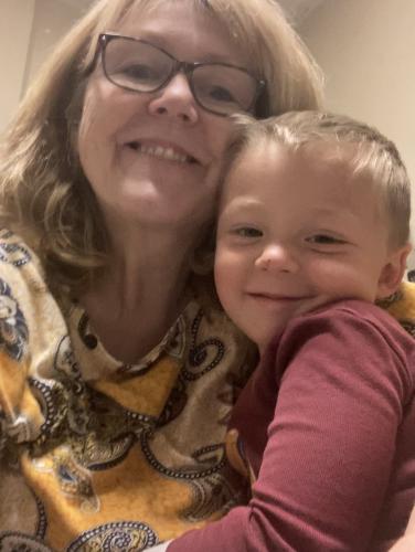 Donna Wetterlund, with grandson Dmitri, has spearheaded the restoration efforts from her homes in Pennsylvania and Delaware. (Submitted Photo)